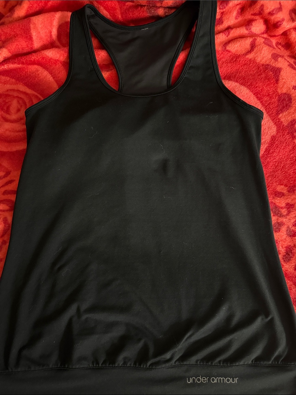 Under Armour Black Racerback Performance Tank Top